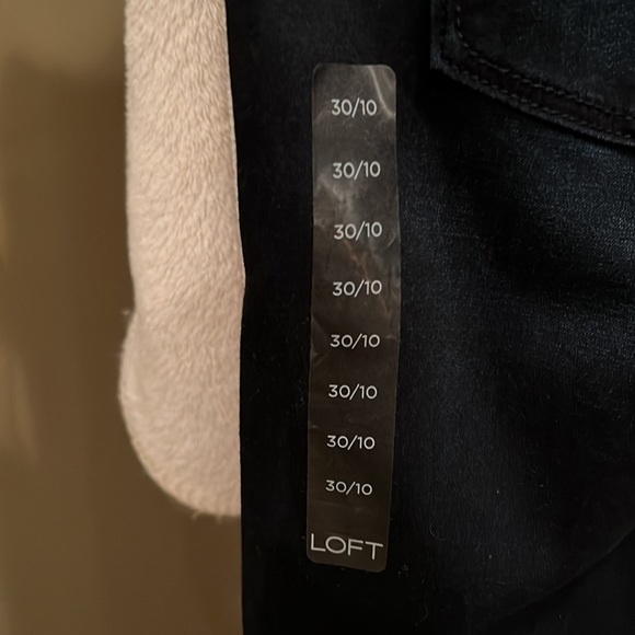 NWT LOFT Denim Leggings size 10 - Picture 5 of 7